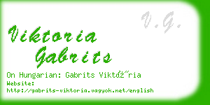 viktoria gabrits business card